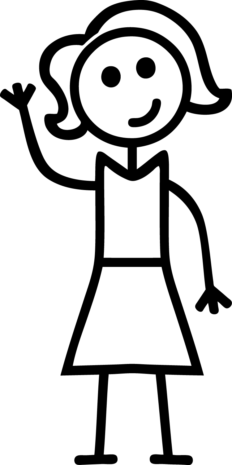 Stick Figure Girl 