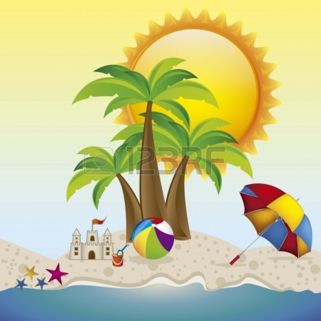 Summer Background Clipart | Free download on ClipArtMag