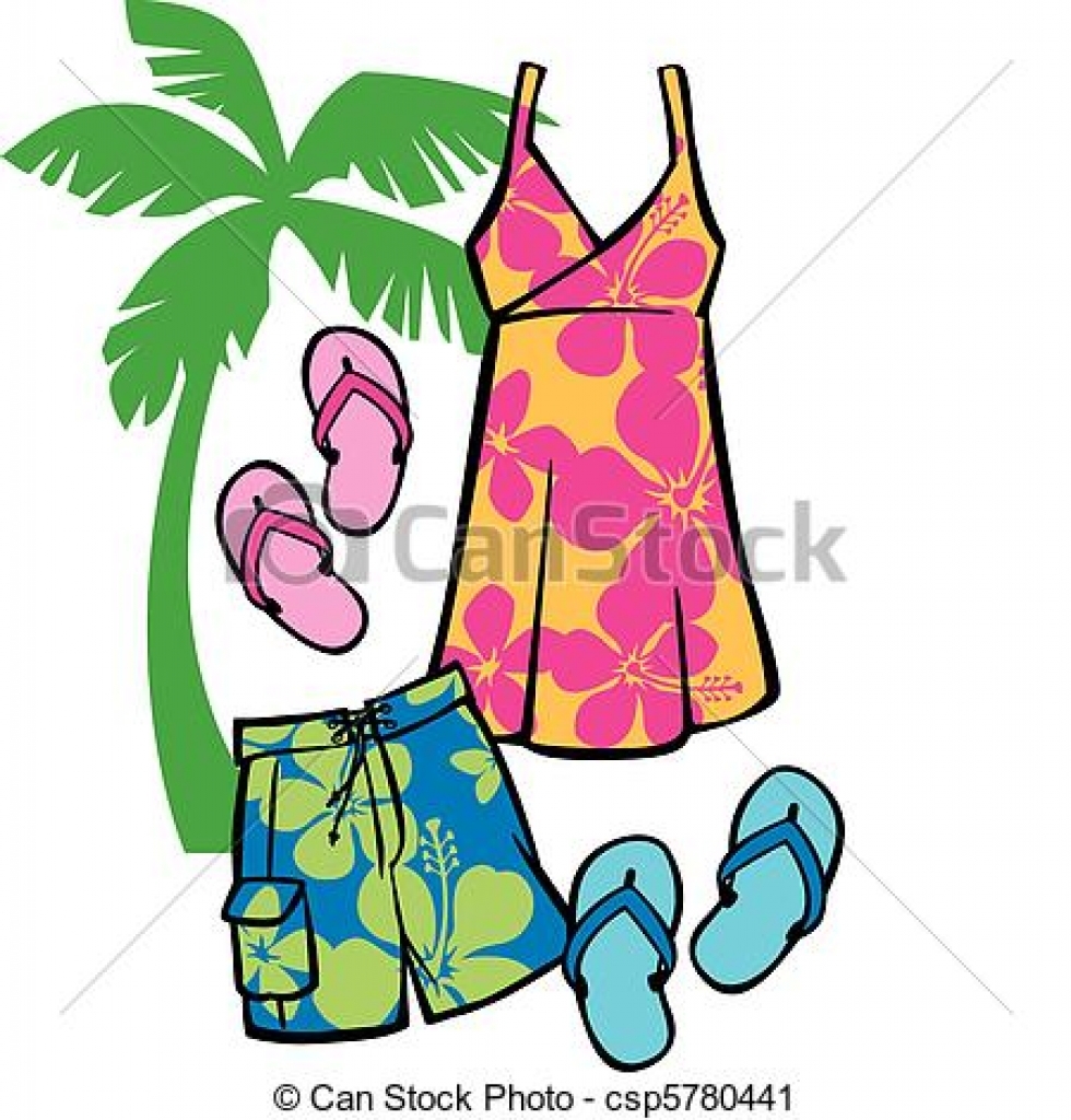 Summer Clothes Clipart | Free download on ClipArtMag