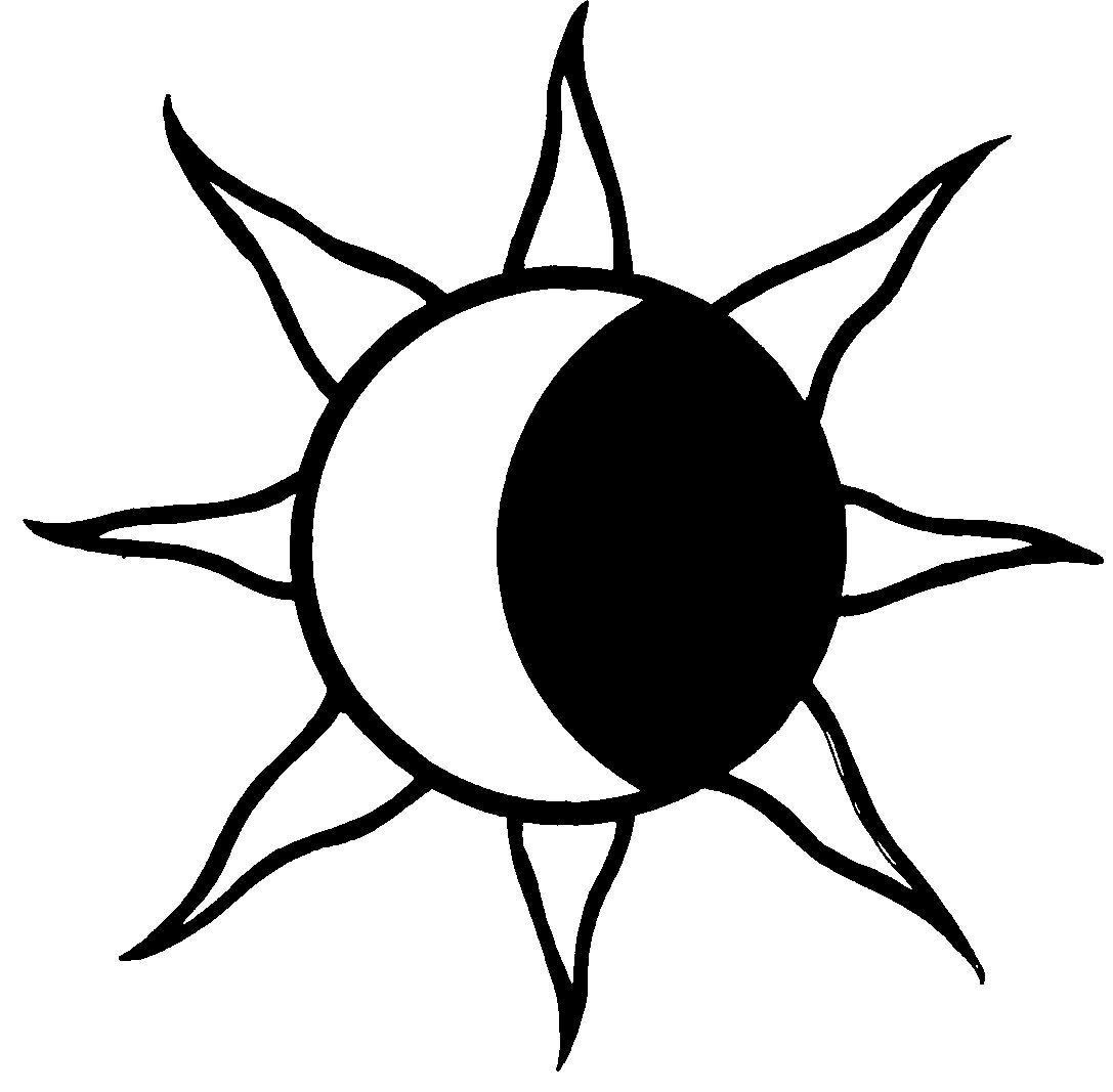 Sun Black And White Clipart | Free download on ClipArtMag