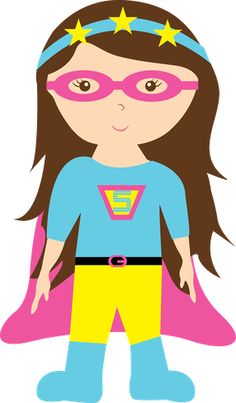 Super Hero Kid Clipart 