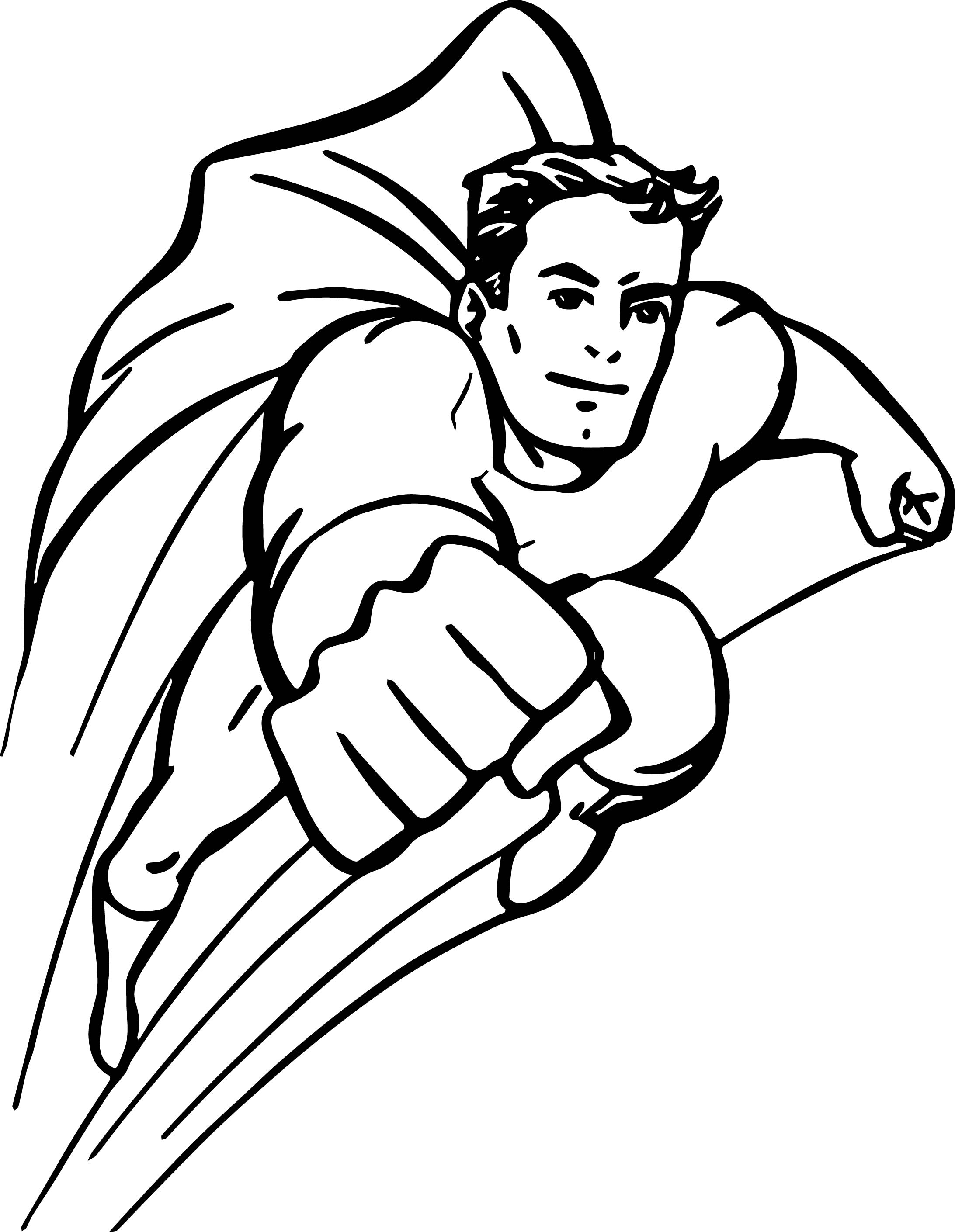 Superhero Coloring Pages Free Download On ClipArtMag