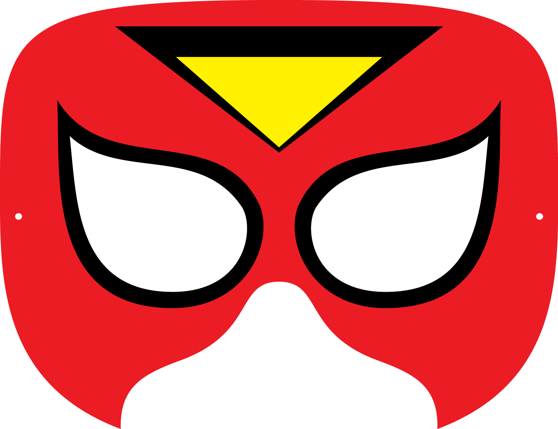 Superhero Mask Template | Free download on ClipArtMag