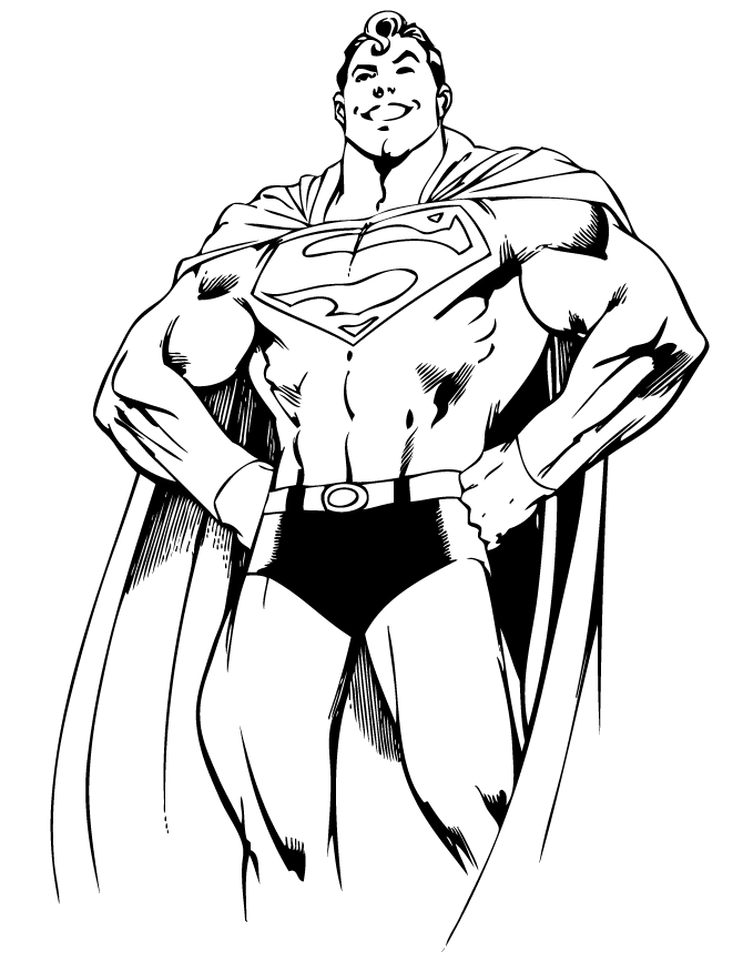 Superman Black And White | Free download on ClipArtMag