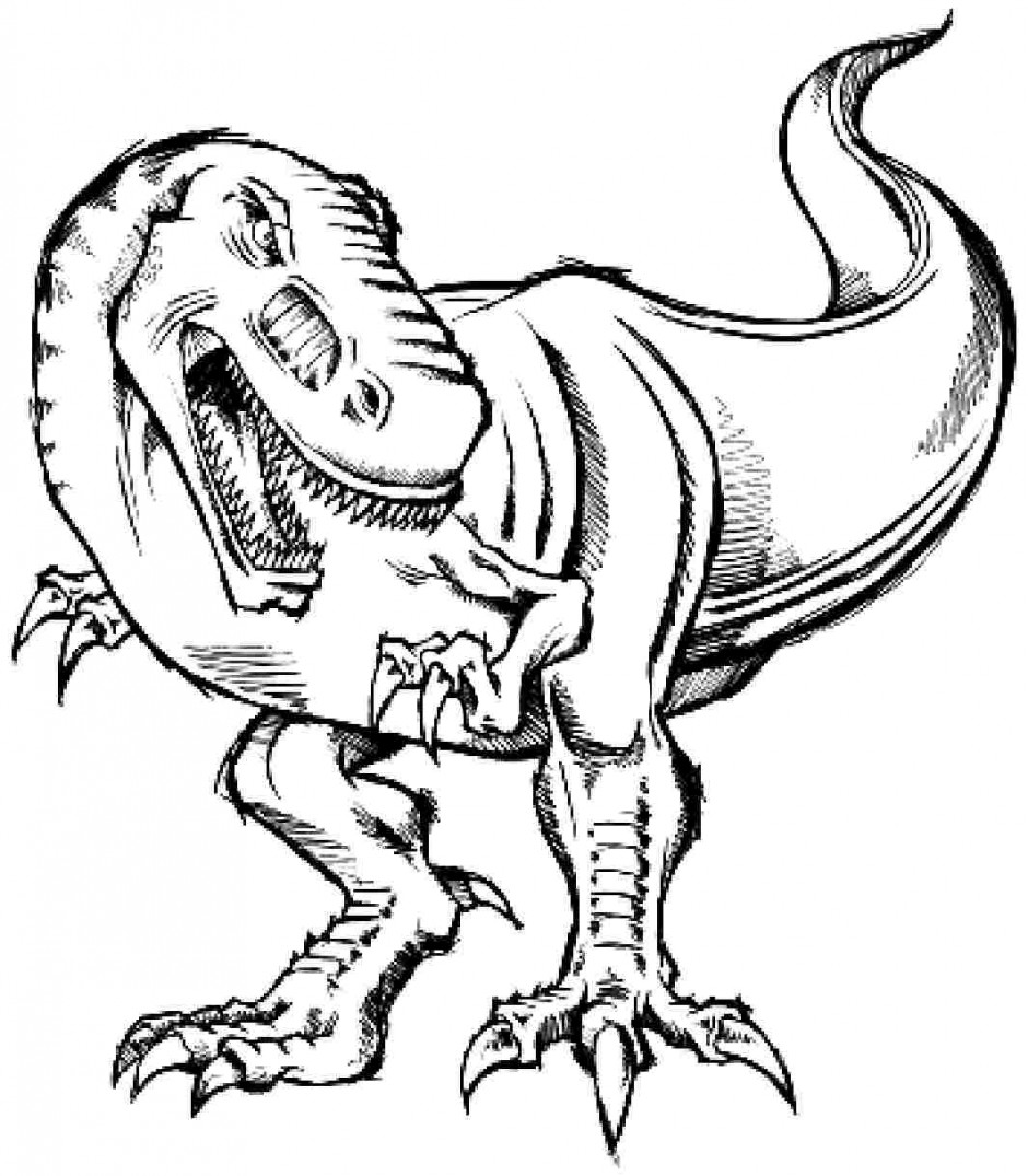 T Rex Outline | Free download on ClipArtMag