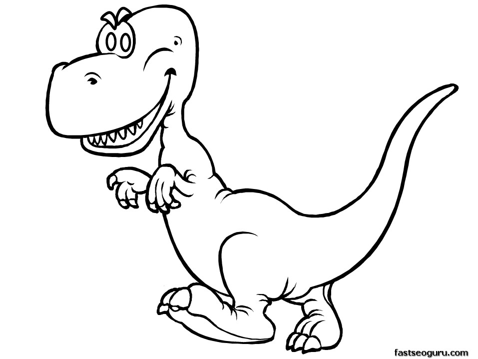 T Rex Outline