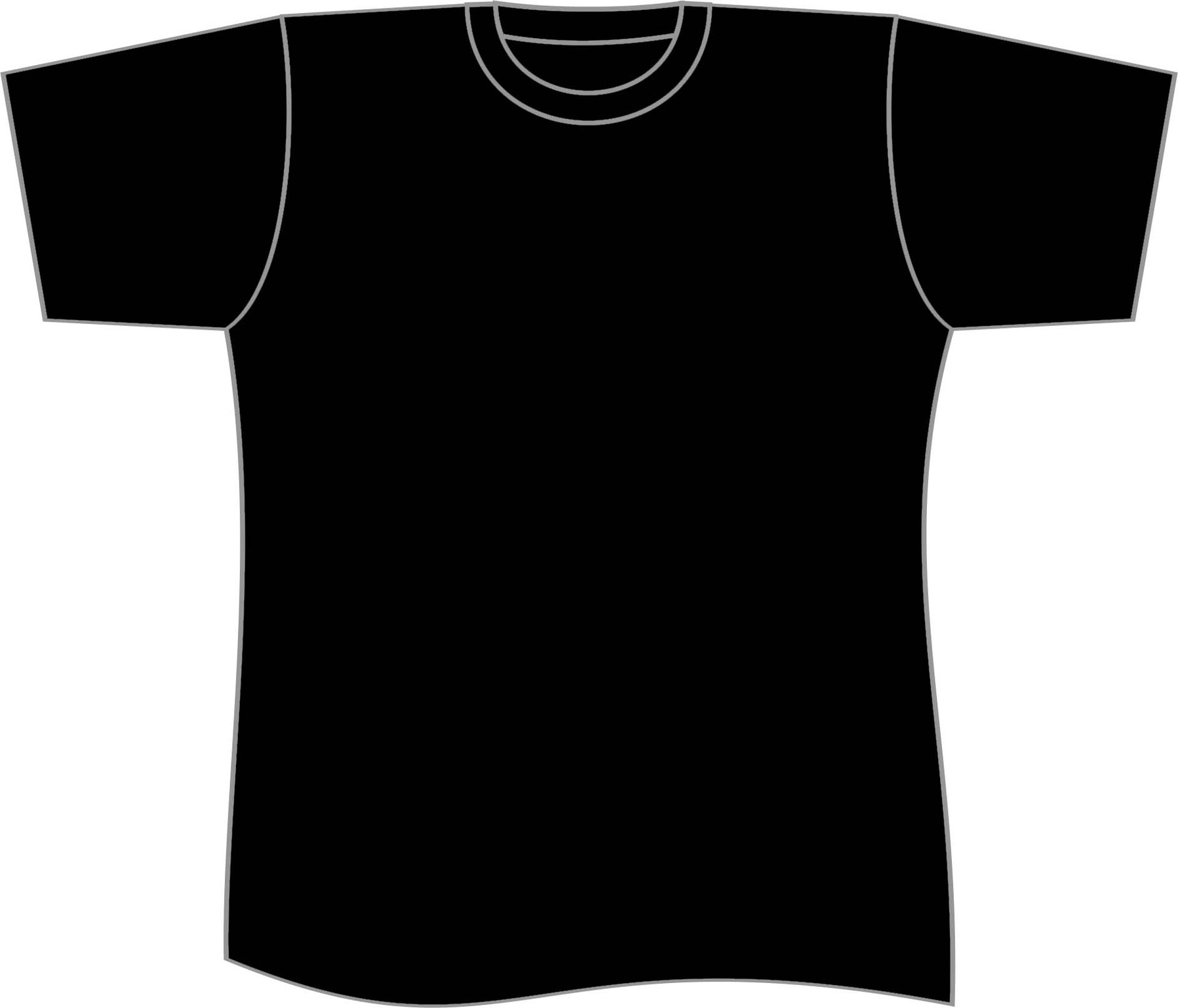 T Shirt Clipart Black And White Free Download On Clipartmag 9767