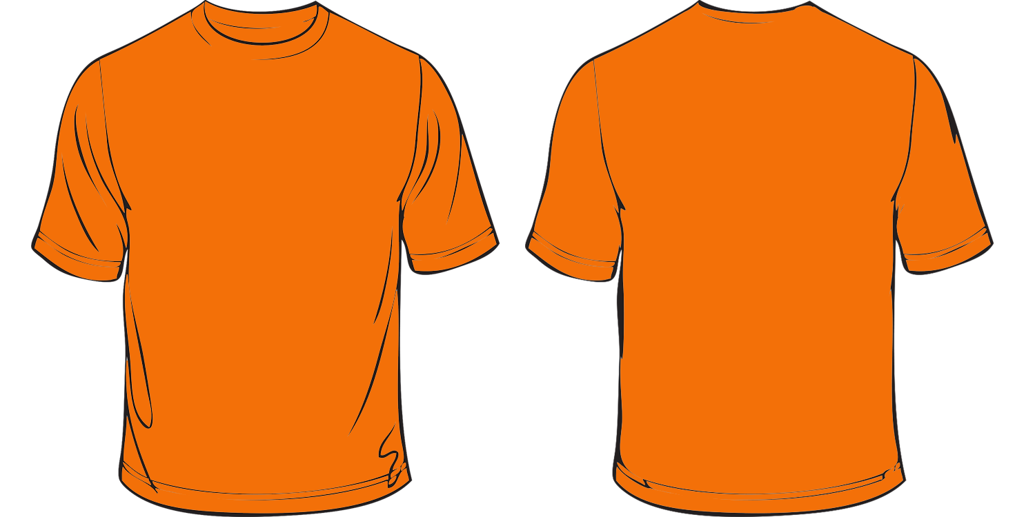 T Shirt Template Printable Clipart Free download on