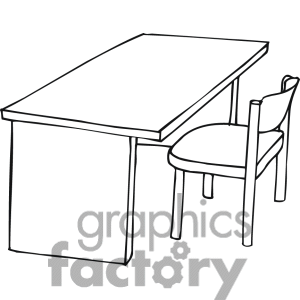 Table Clipart Black And White | Free download on ClipArtMag