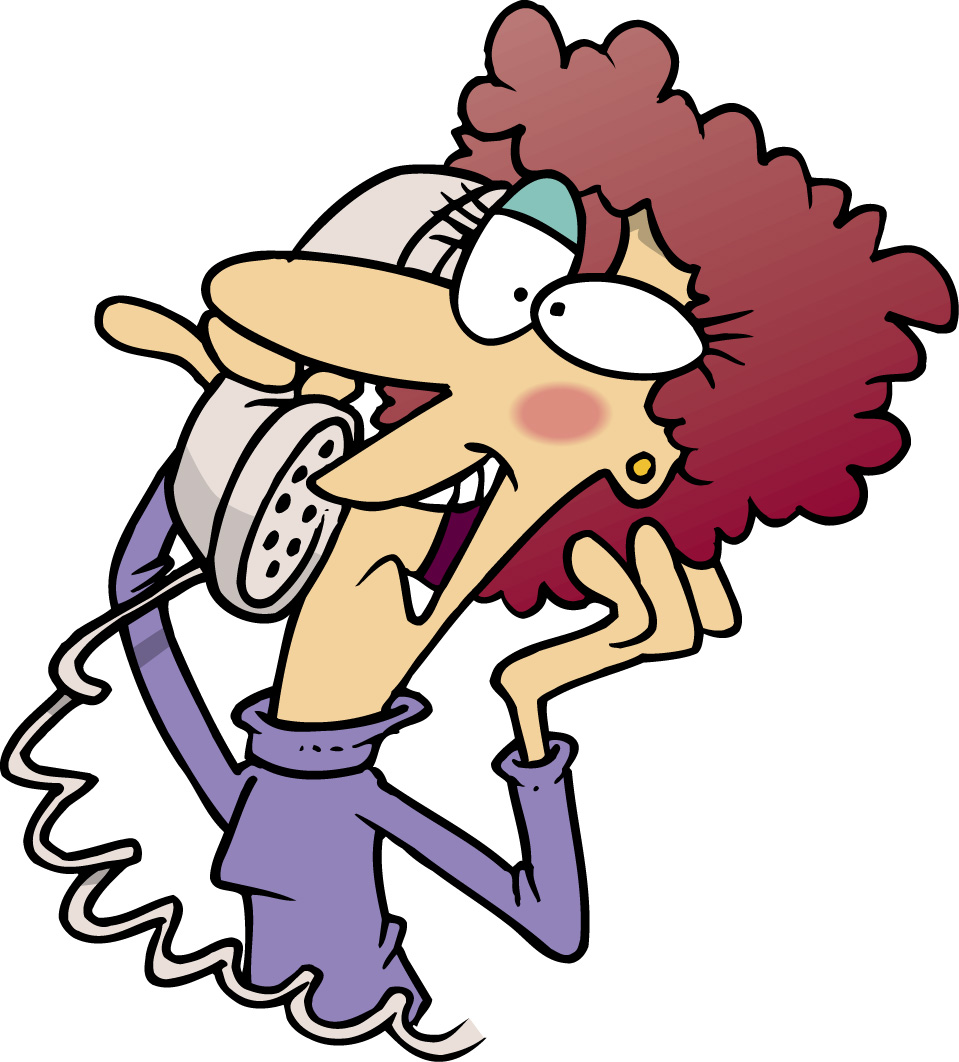 Talking On The Phone Clipart | Free download on ClipArtMag