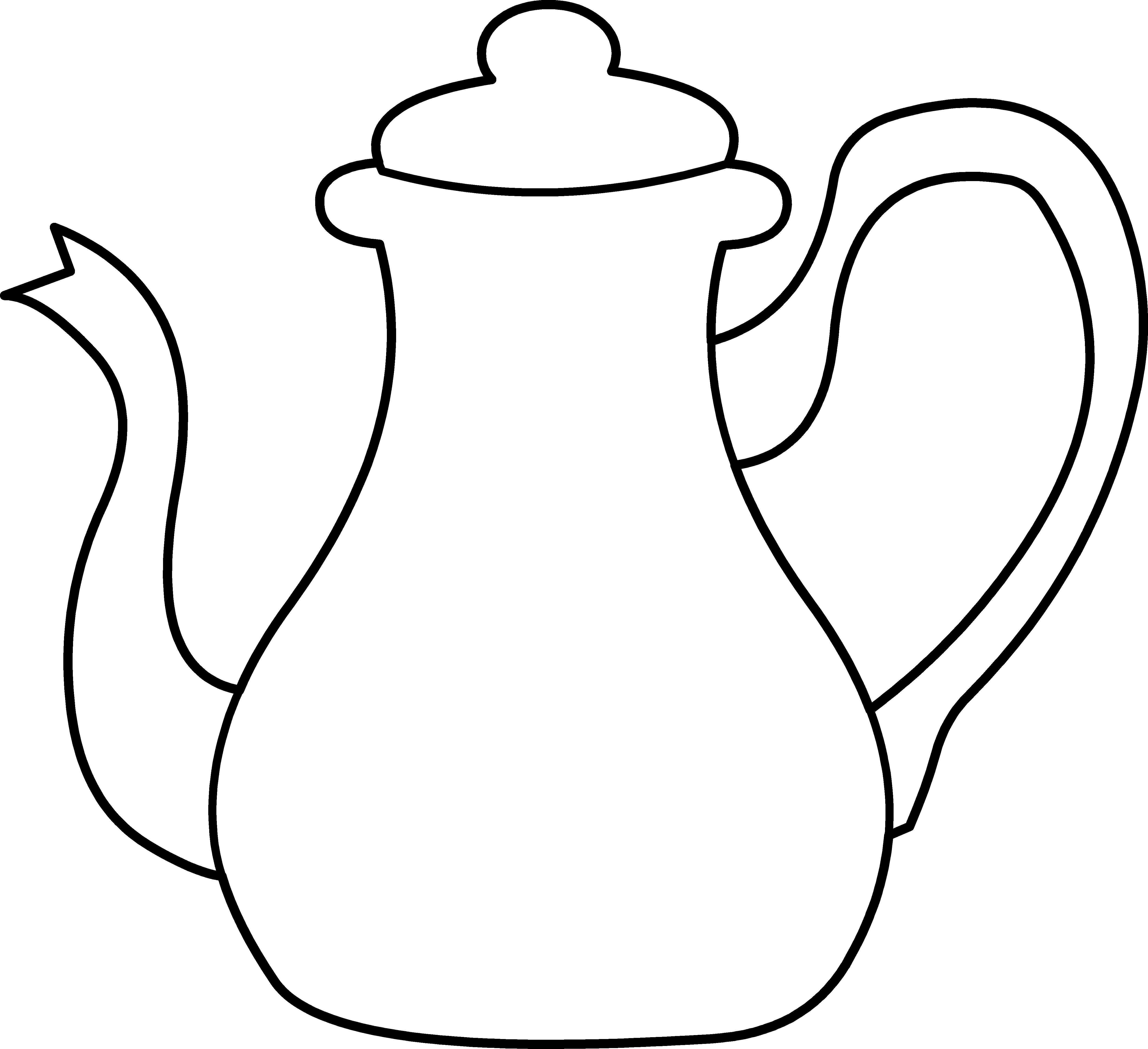 tea pot clipart