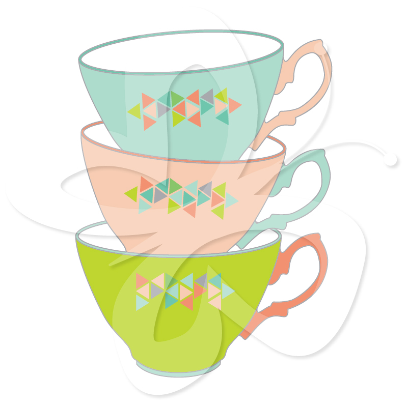 Teacups Clipart | Free download on ClipArtMag