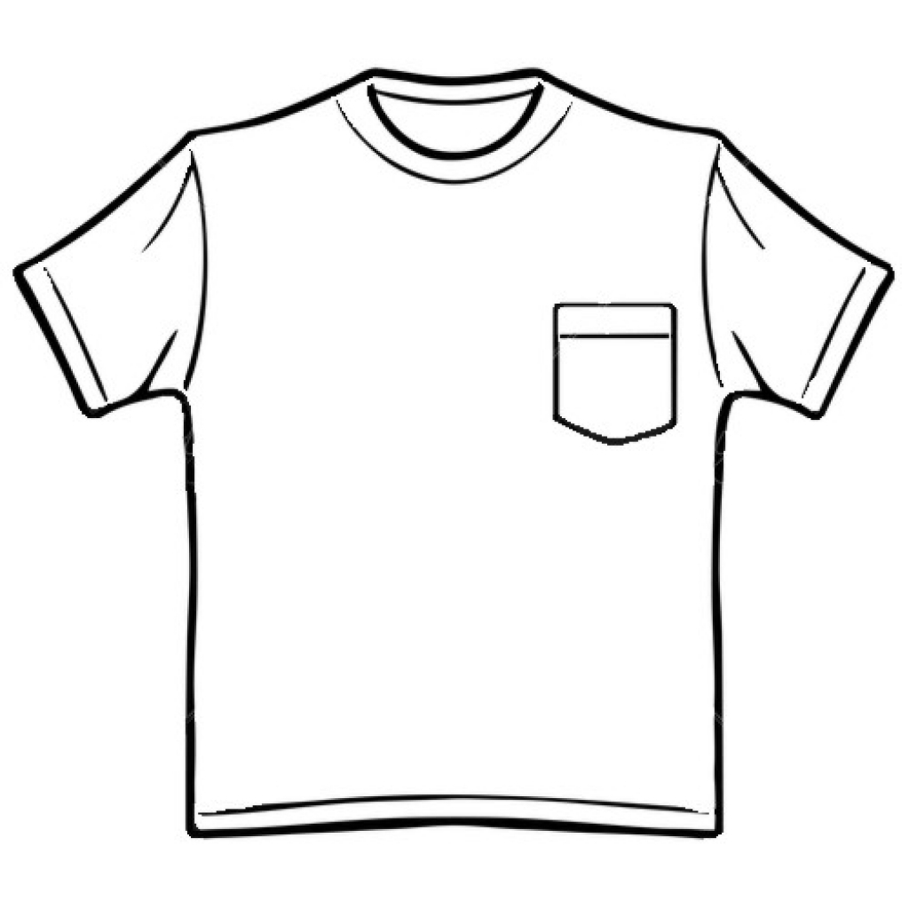 Tee Shirts Outline Free download on ClipArtMag