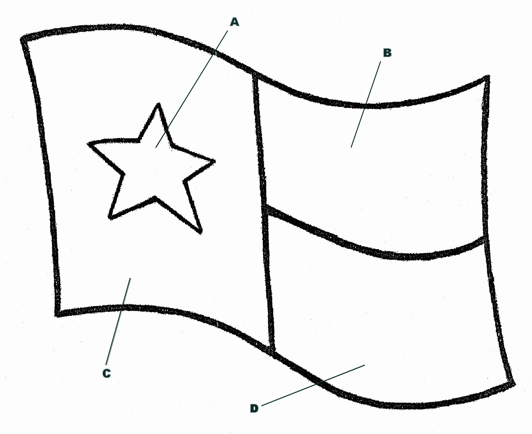 Texas Flag Outline Free Download On ClipArtMag