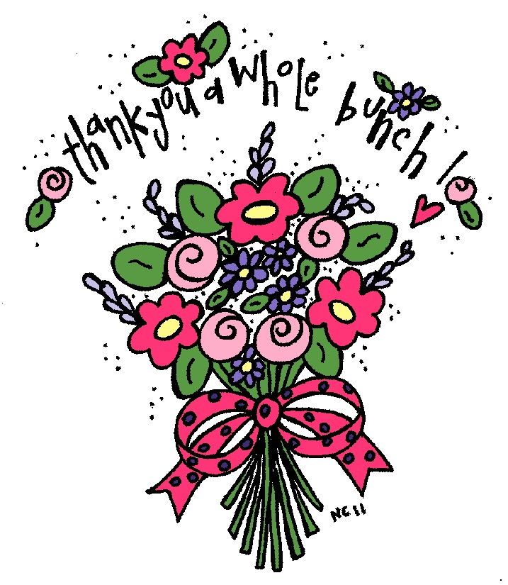 Thank You Flowers Clipart | Free download on ClipArtMag