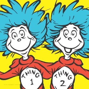 Thing 1 And Thing 2 Clipart 