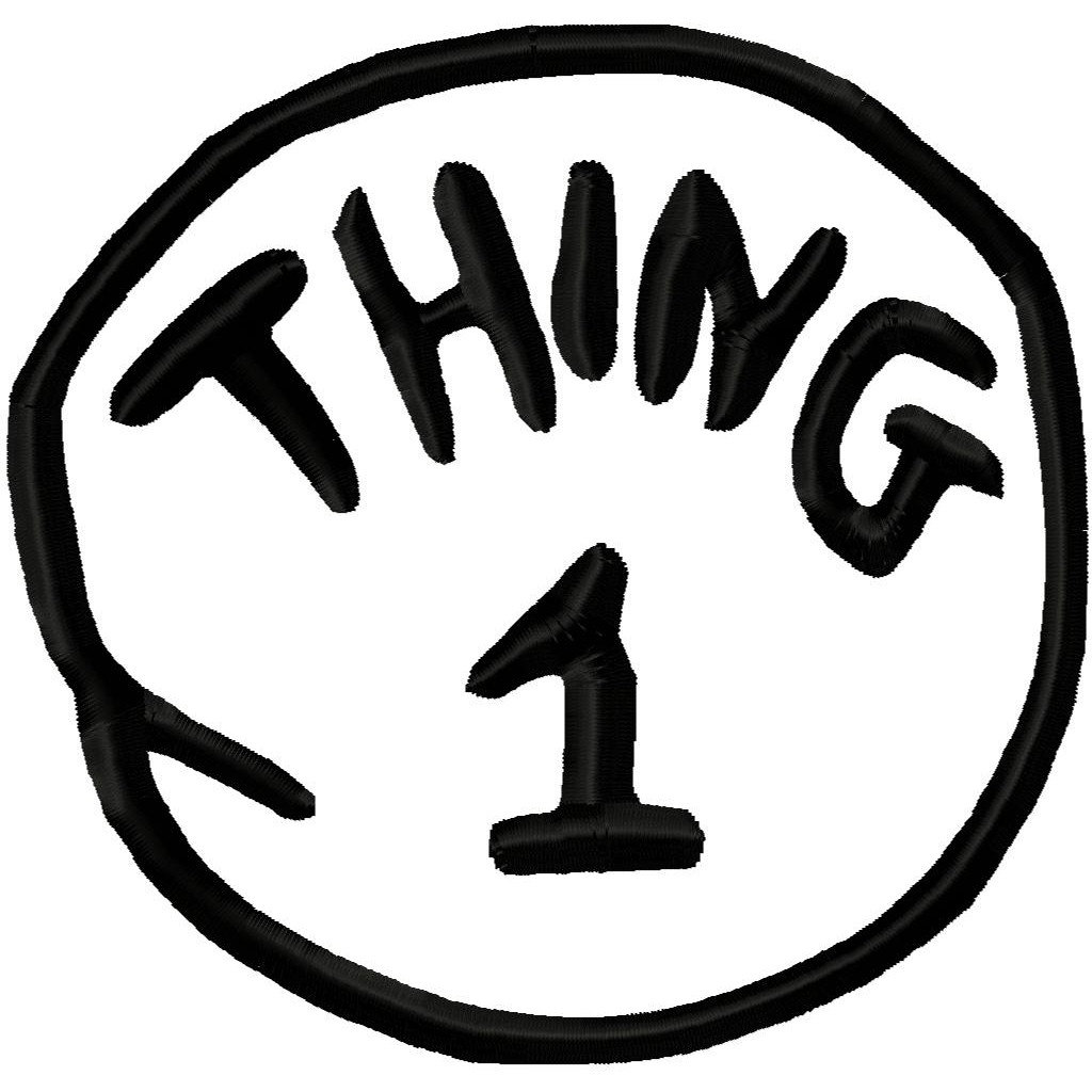 Thing 1 And Thing 2 Logo Free download on ClipArtMag