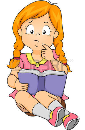 Thinking Girl Clipart 