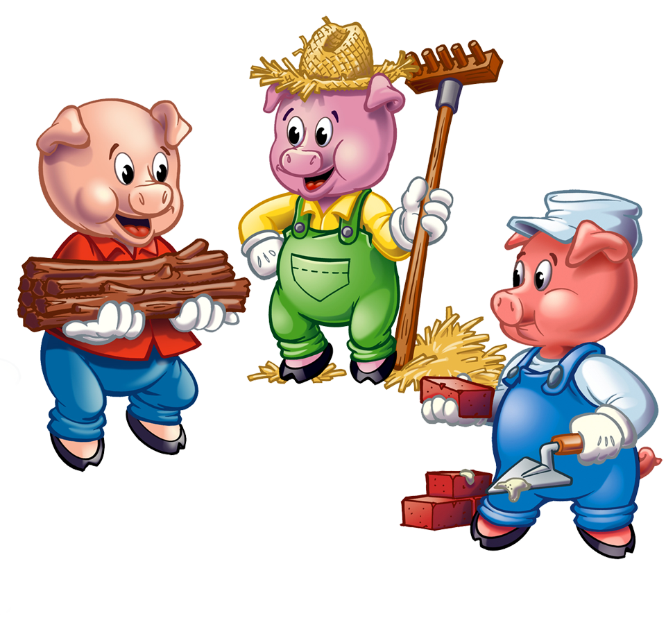 Three Little Pigs Clipart Free download on ClipArtMag