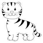 Tiger Black And White Clipart | Free download on ClipArtMag