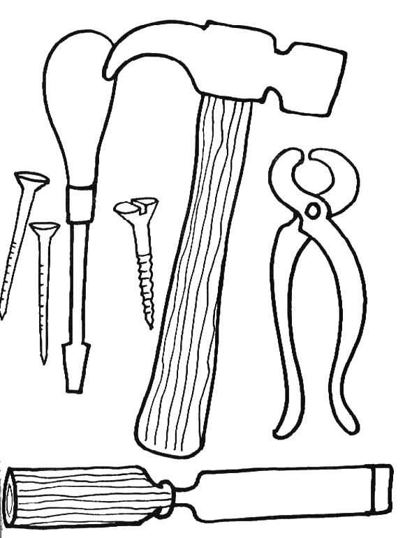 Tool Coloring Pages Free Download On ClipArtMag