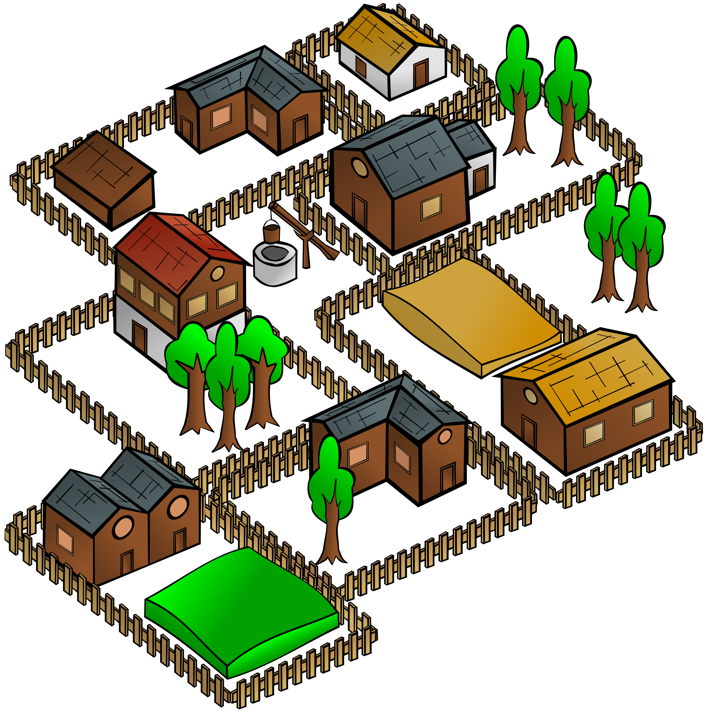 Town Clipart Free 