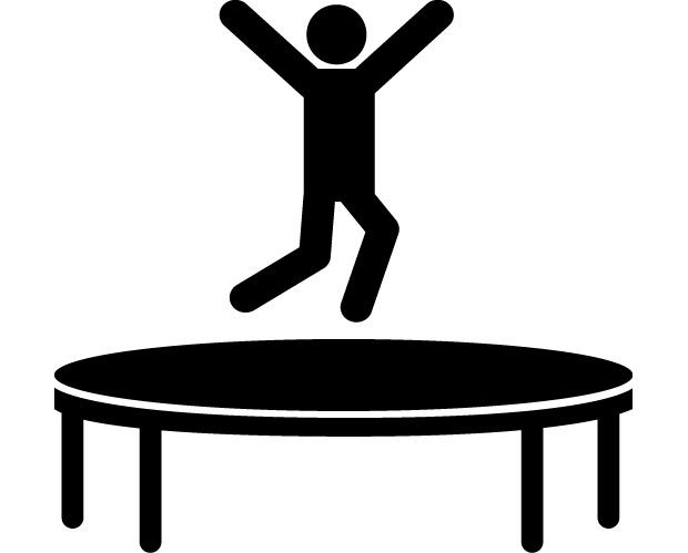 Trampoline Clipart - Trampoline Stock Illustrations, Vectors, & Clipart