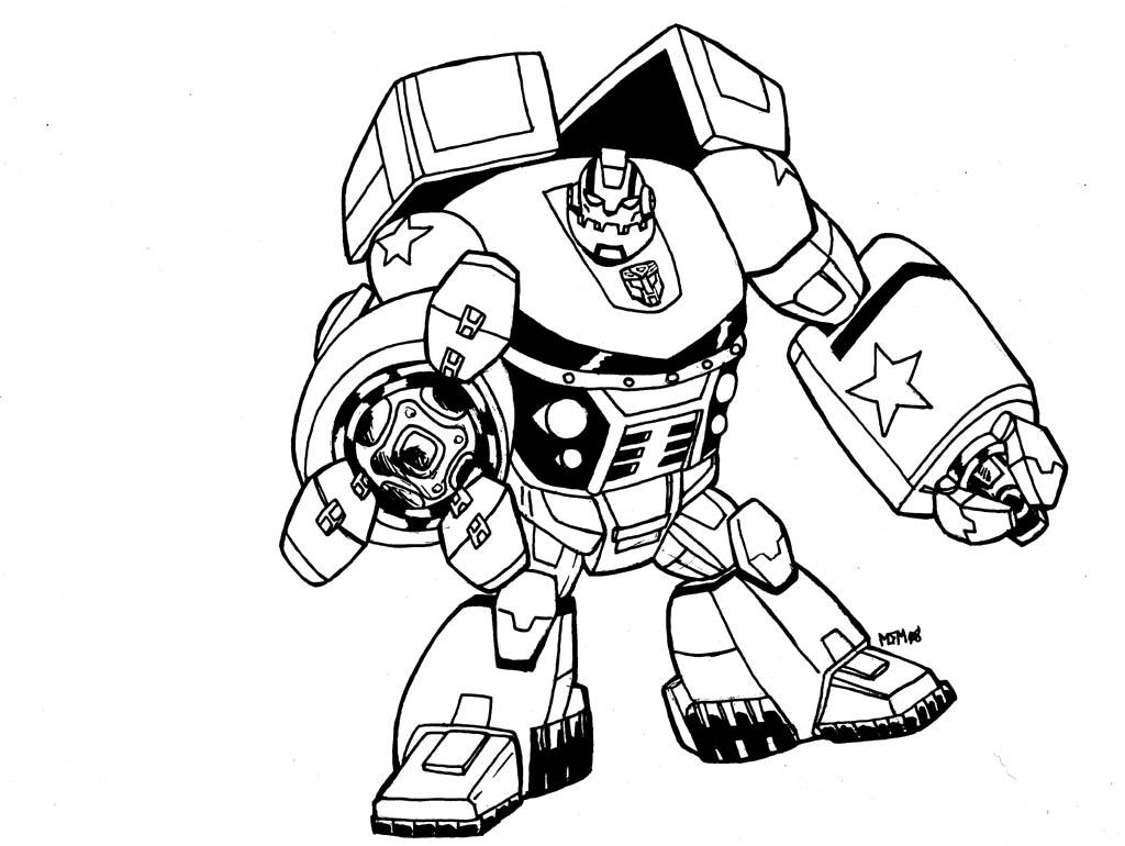 1024x770 New Transformer Coloring Page 22