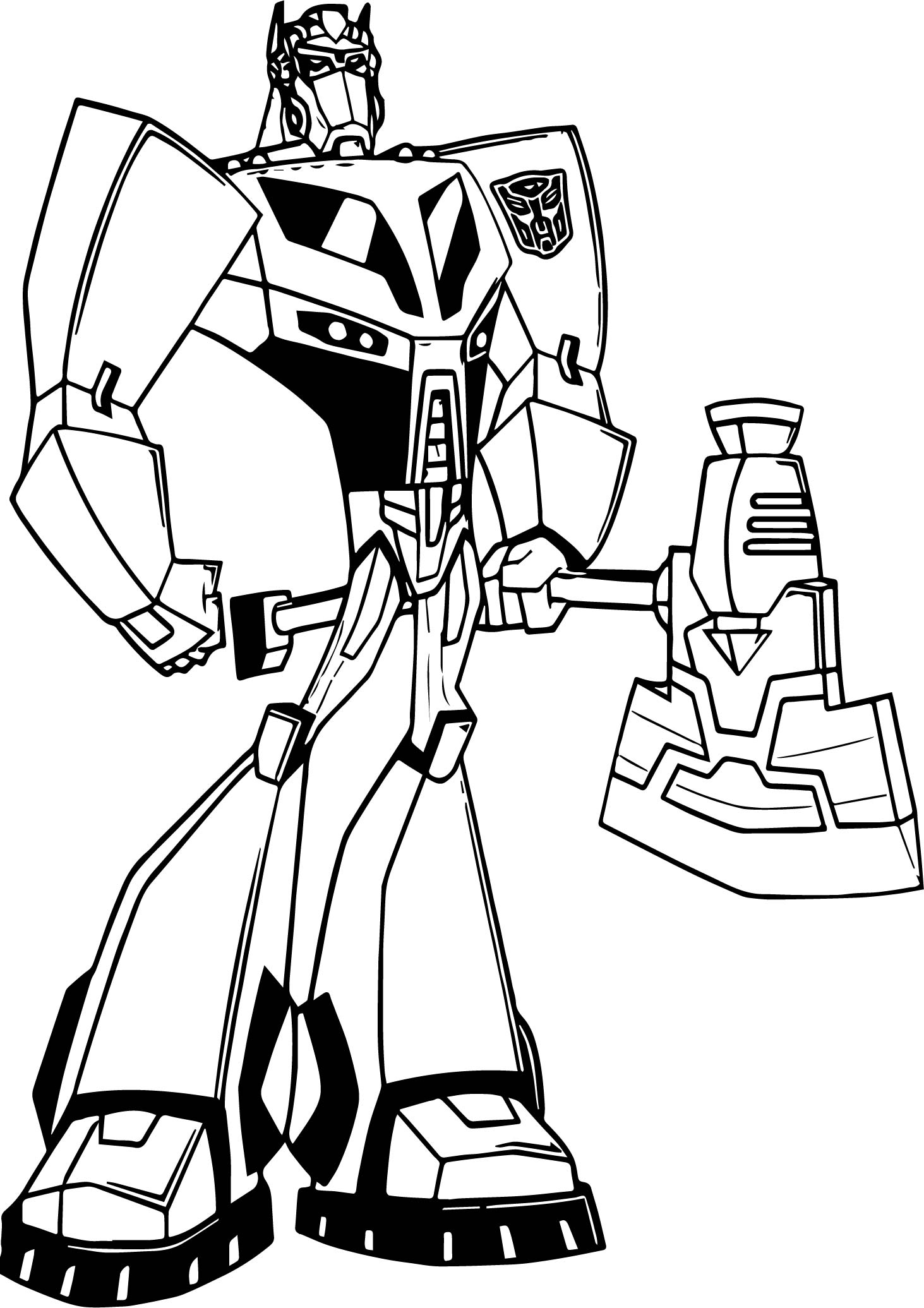Transformers Coloring Pages Free download on ClipArtMag
