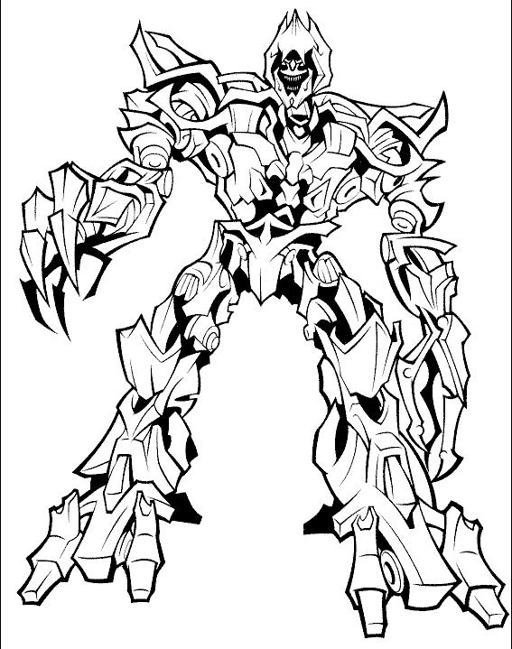 Transformers Coloring Pages | Free download on ClipArtMag