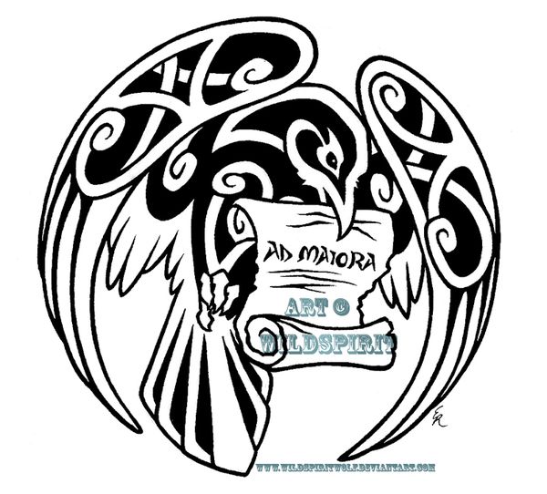 Tribal Crow Tattoo Designs Clipart | Free download on ...