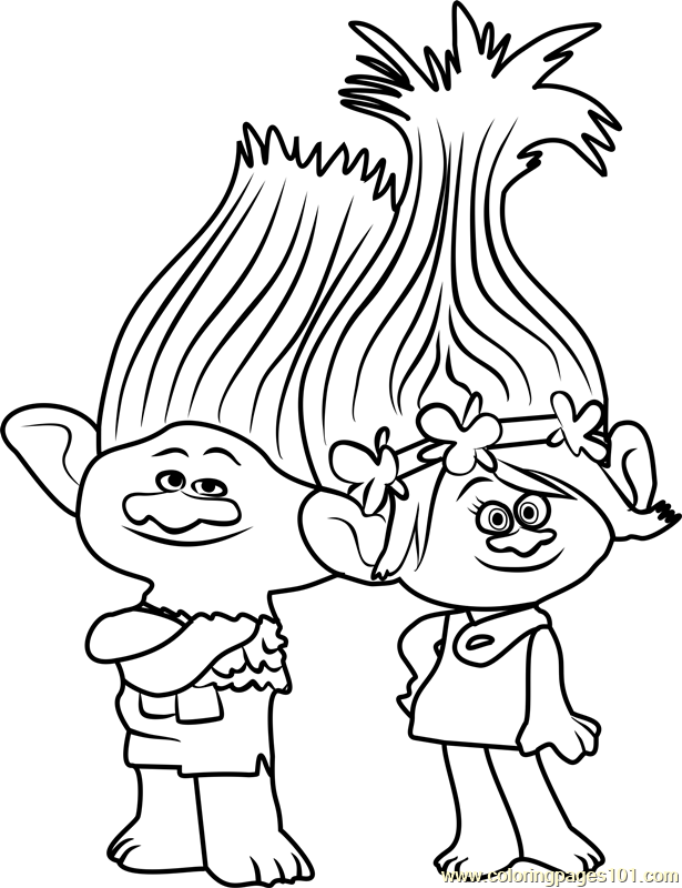 Trolls Coloring Pages Free Download On ClipArtMag