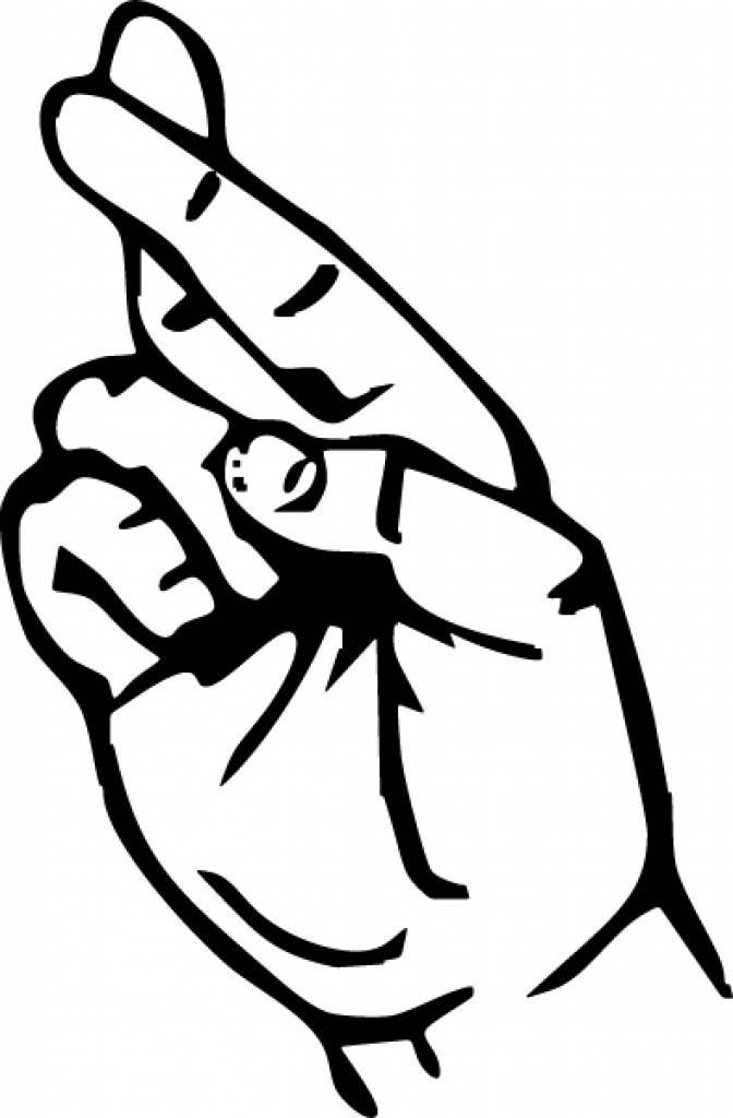 Two Fingers Clipart Free download on ClipArtMag