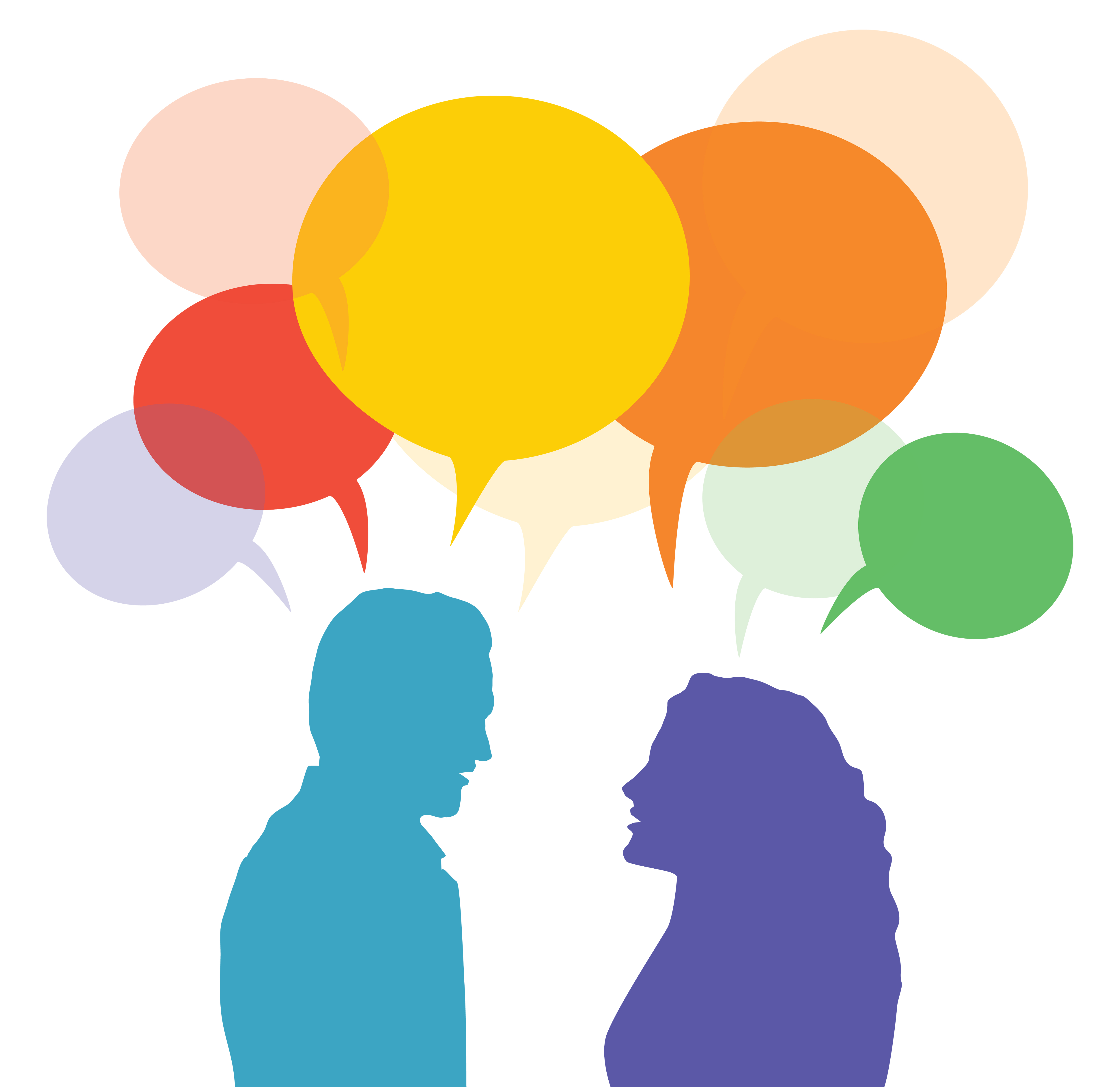 Two People Talking Images Free Download On Clipartmag