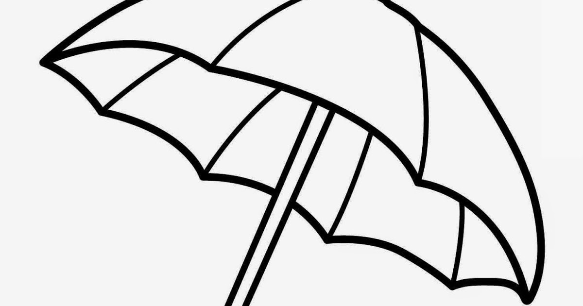 Umbrella Coloring Page Free Download On ClipArtMag