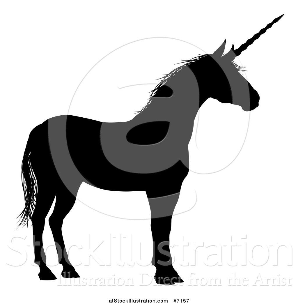 Unicorn Black And White Clipart | Free download on ClipArtMag