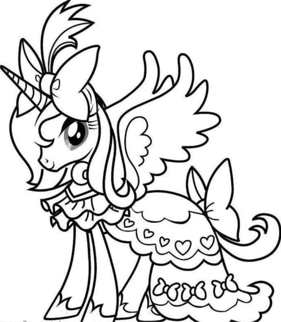 Unicorn Coloring Pages Free Download On ClipArtMag