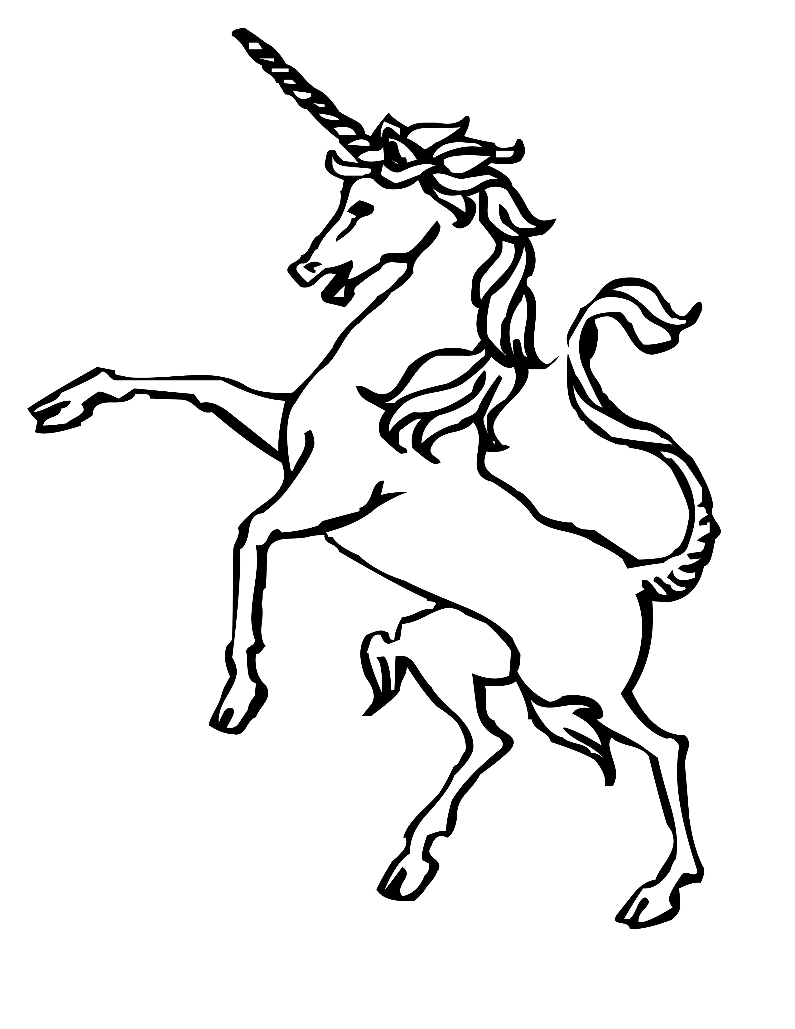 Unicorn Outline | Free download on ClipArtMag