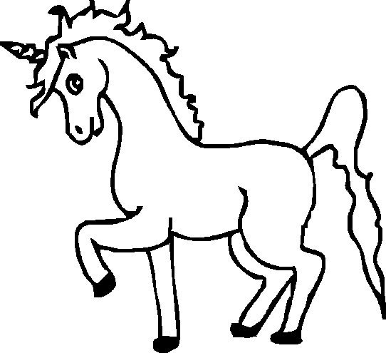 Unicorn Outline | Free download on ClipArtMag