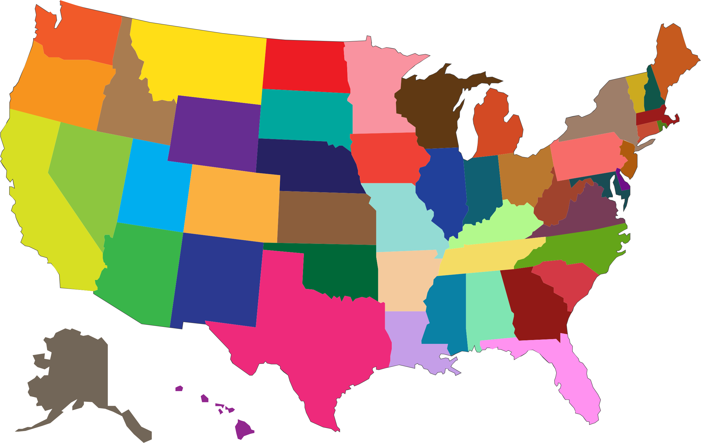 United States Clipart Map | Free download on ClipArtMag