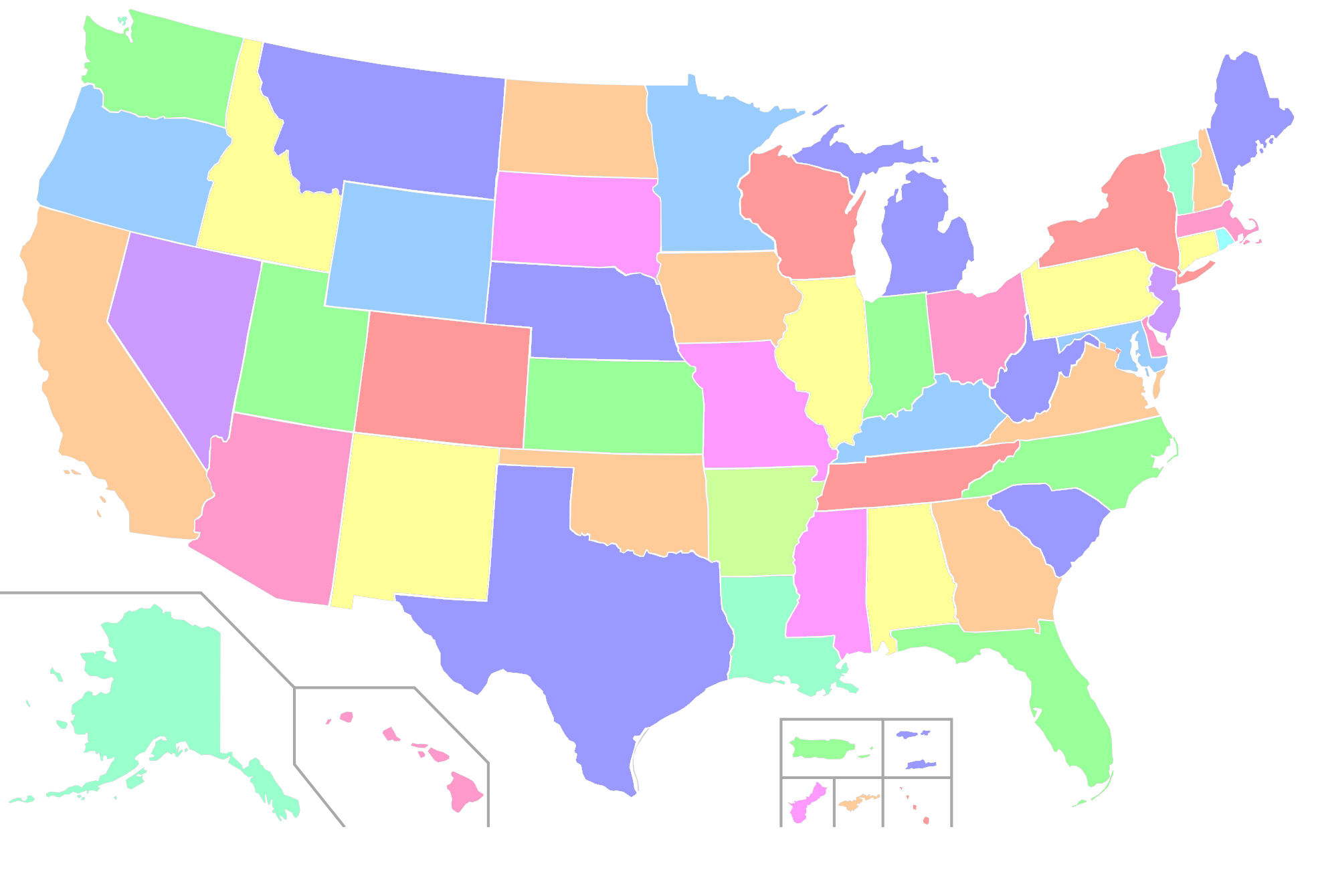 United States Map Clipart | Free download on ClipArtMag