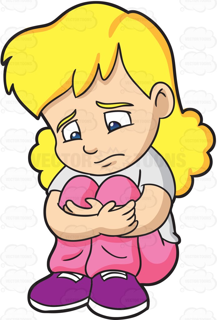 Upset Girl Clipart 