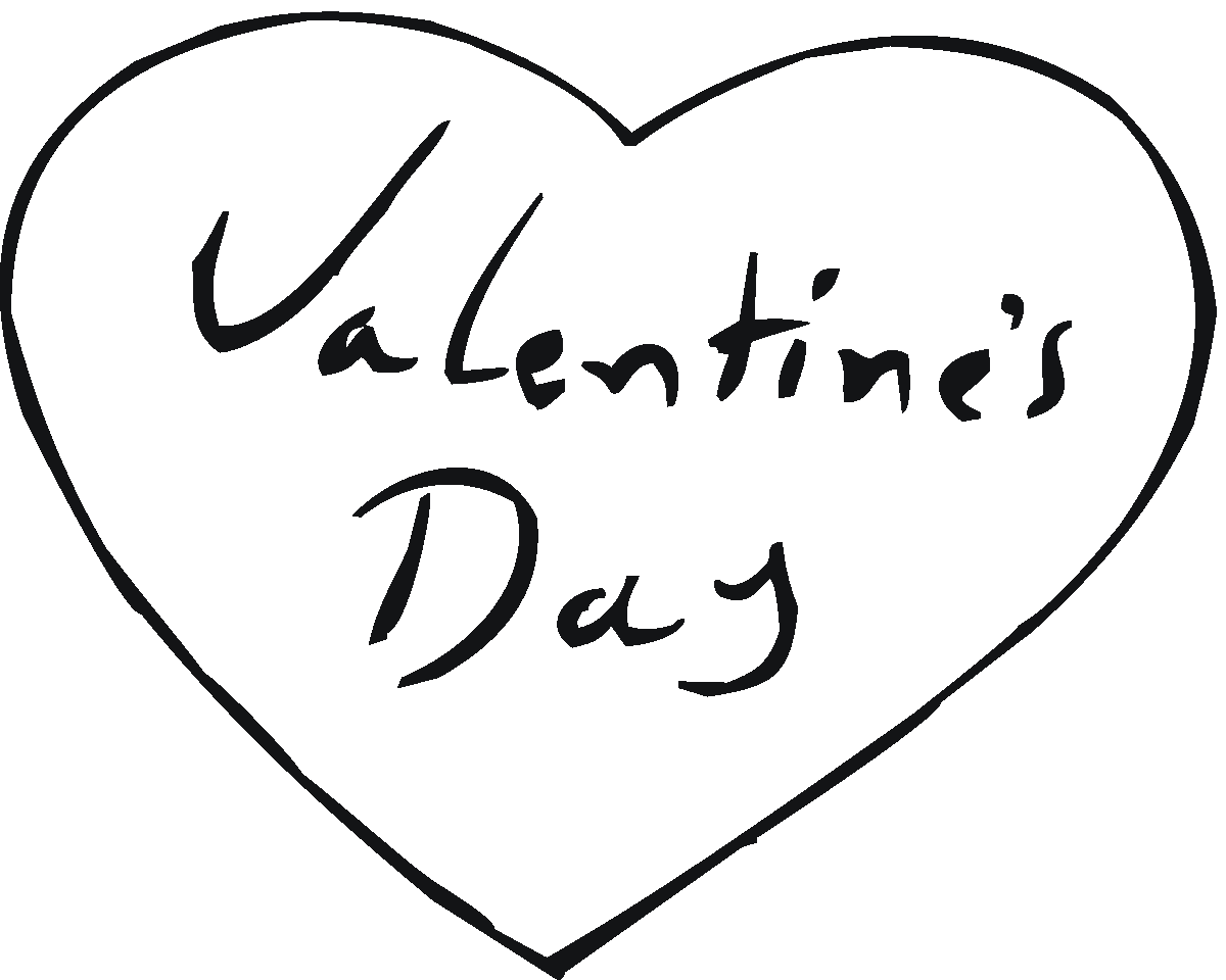 Valentine Clipart Black And White Free Download On ClipArtMag