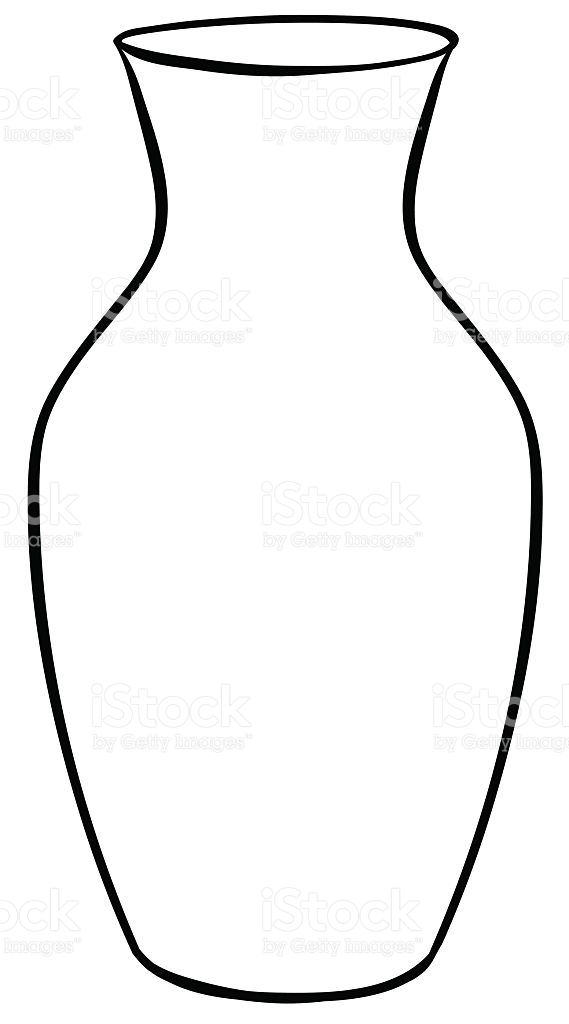 Vase Clipart Black And White | Free download on ClipArtMag