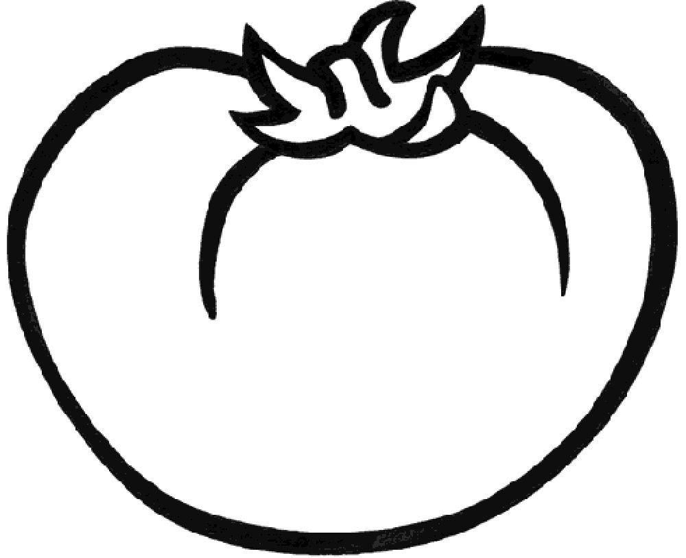 Vegetable Coloring Pages Free download on ClipArtMag