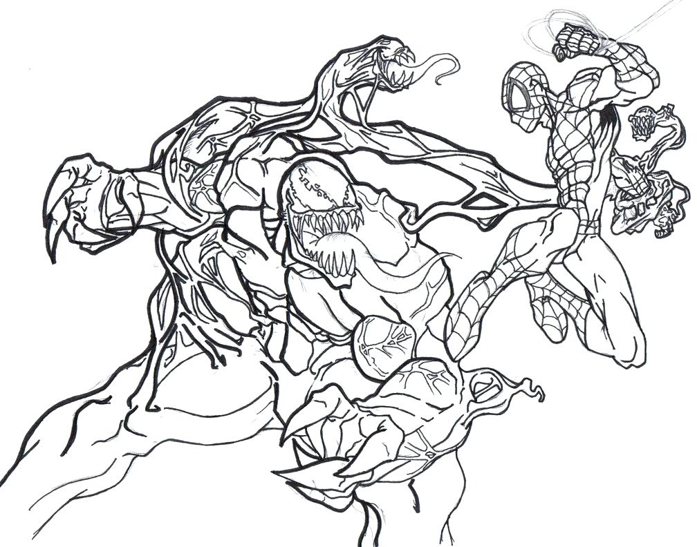Venom Coloring Pages | Free download on ClipArtMag