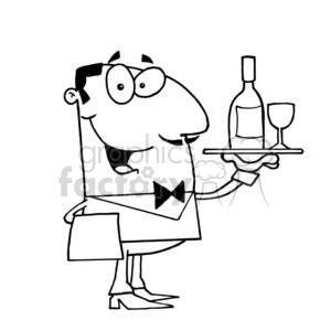 Waiter Clipart | Free download on ClipArtMag