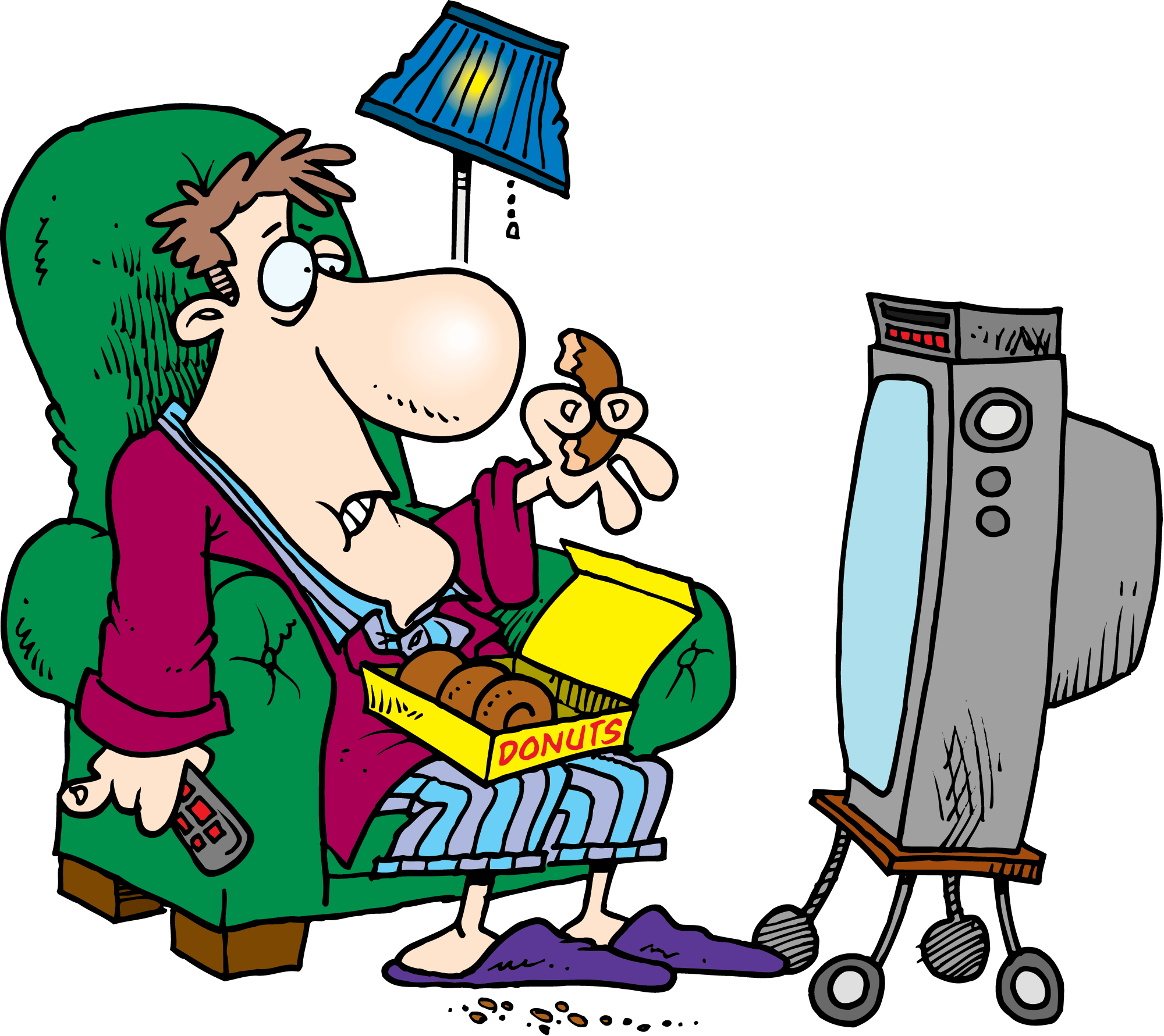 watch tv clipart