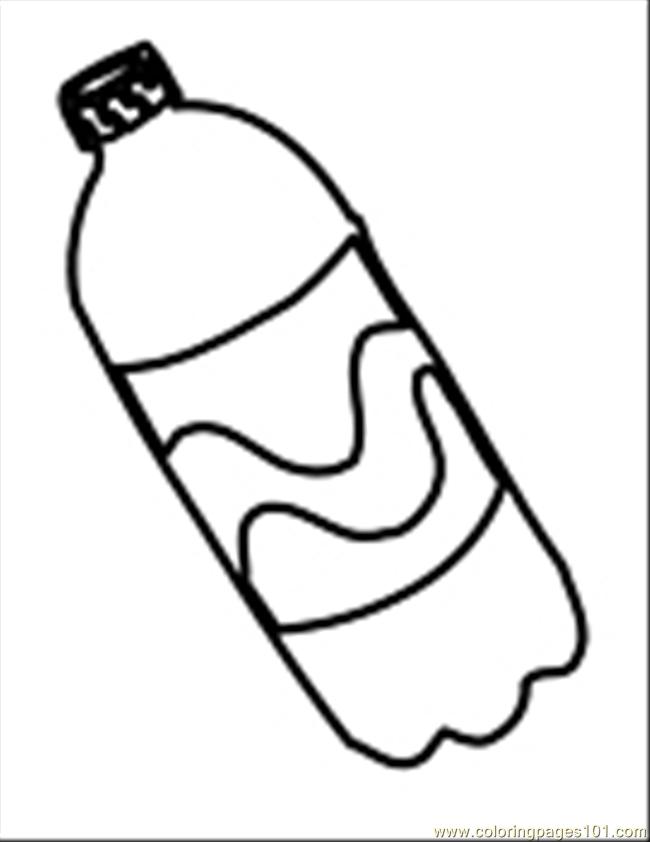 Coloring Pages Of Water Bottles Boringpop