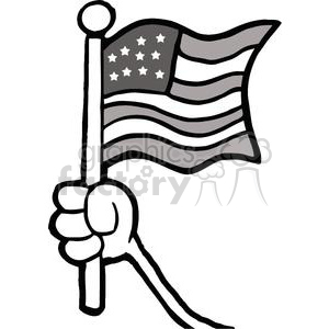 Waving American Flag Drawing | Free download on ClipArtMag